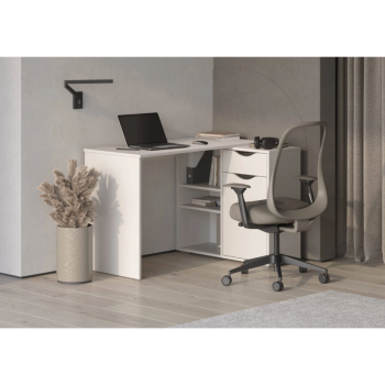 Стол письменный, арт.6-011110, рамух белый (ГК) в Реж - rezh.mebel-e96.ru