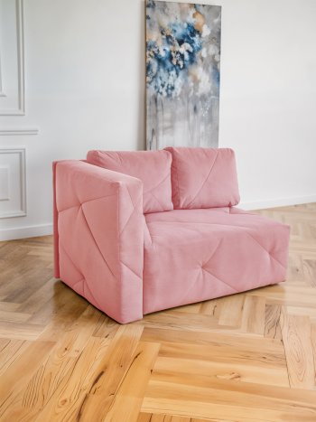 Диван 1010 розовый, левый (BRENDOSS) в Реж - rezh.mebel-e96.ru