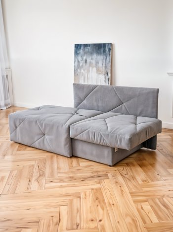 Диван 1010 серый, правый (BRENDOSS) в Реж - rezh.mebel-e96.ru