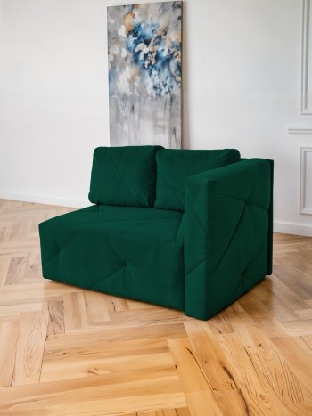 Диван 1010 изумруд, правый (BRENDOSS) в Реж - rezh.mebel-e96.ru