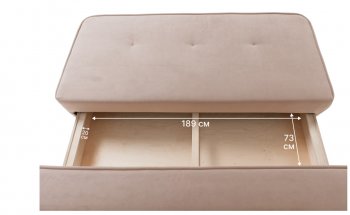 Диван-кровать 1001 бежевый (Brendoss) в Реж - rezh.mebel-e96.ru