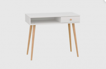 Стол письменный, арт.6-01101, белый (ГК) в Реж - rezh.mebel-e96.ru