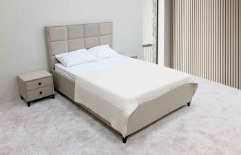 Кровать с подъемным механизмом Мега беж (Лин) в Реж - rezh.mebel-e96.ru