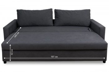 Диван 730 графит (Brendoss) в Реж - rezh.mebel-e96.ru