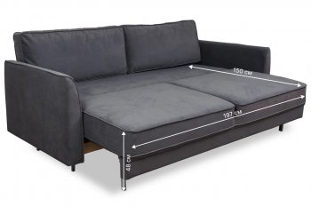 Диван 930 графит (Brendoss) в Реж - rezh.mebel-e96.ru