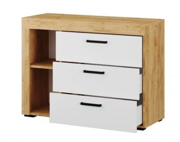 Комод Адель белый (Текс) в Реж - rezh.mebel-e96.ru