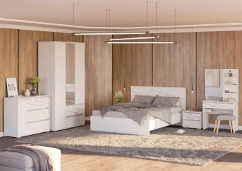 Кровать двуспальная Аделина (ГК) в Реж - rezh.mebel-e96.ru