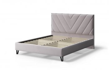 Кровать Аделия мягкая Dusty rose (пепельная роза), 1600 (МЛК) в Реж - rezh.mebel-e96.ru