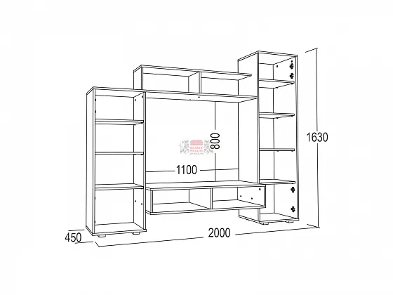 Стенка Александра-5 в Реж - rezh.mebel-e96.ru