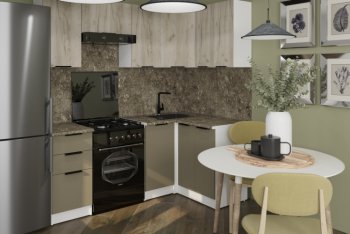 Кухонный гарнитур Альба оптима 5 1200х2000 мм (Герда) в Реж - rezh.mebel-e96.ru
