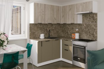 Кухонный гарнитур Альба мега прайм 1600х1700 мм (Герда) в Реж - rezh.mebel-e96.ru