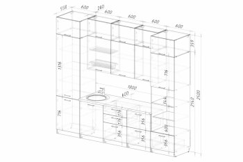 Кухонный гарнитур Альба экстра 3000 мм (Герда) в Реж - rezh.mebel-e96.ru