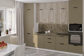 Кухонный гарнитур Альба экстра 3000 мм (Герда) в Реж - rezh.mebel-e96.ru