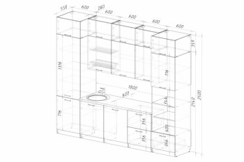 Кухонный гарнитур Альба экстра 2 3000 мм (ПМ)  (Герда) в Реж - rezh.mebel-e96.ru