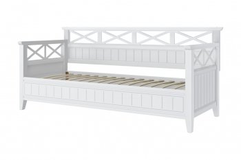 Кровать из массива Амелия белый античный (БМ) в Реж - rezh.mebel-e96.ru