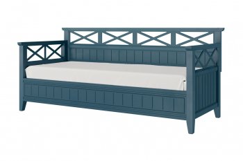 Кровать из массива Амелия сапфир без ящиков (БМ) в Реж - rezh.mebel-e96.ru