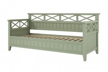 Кровать из массива Амелия зеленый самшит (БМ) в Реж - rezh.mebel-e96.ru