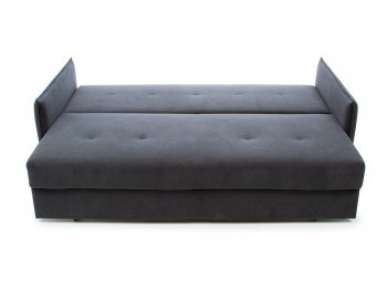 Диван Аура 3П, велюр Ультра грей (темно-серый) (Аврора) в Реж - rezh.mebel-e96.ru