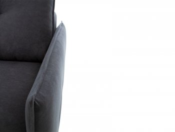 Диван Аура 3П, велюр Ультра грей (темно-серый) (Аврора) в Реж - rezh.mebel-e96.ru