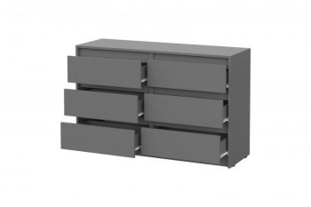 Комод Айден КМ06-1200 серый графит (ИЦ) в Реж - rezh.mebel-e96.ru