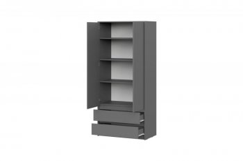 Шкаф 900 мм Айден ШК06-900 серый графит (ИЦ) в Реж - rezh.mebel-e96.ru