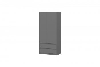 Шкаф 900 мм Айден ШК06-900 серый графит (ИЦ) в Реж - rezh.mebel-e96.ru | фото