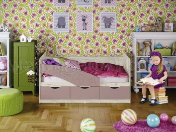 Кровать Бабочки Шарли пинк (Миф) в Реж - rezh.mebel-e96.ru