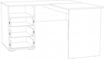 Стол письменный Банни НМ 041.41 (Silva) в Реж - rezh.mebel-e96.ru