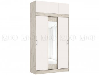Шкаф-купе 1300 мм +антресоль Роджина крафт/кашемир (Миф) в Реж - rezh.mebel-e96.ru | фото