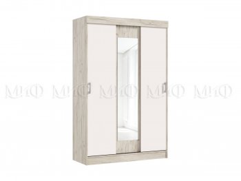 Шкаф-купе Бася 1300 мм крафт/кашемир (Миф) в Реж - rezh.mebel-e96.ru | фото