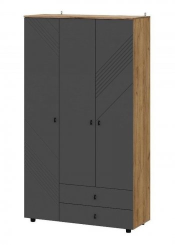 Шкаф 1200 мм трехстворчатый (с ящиками) Байкал (СВ) в Реж - rezh.mebel-e96.ru