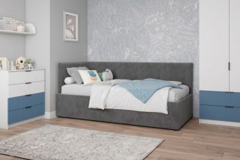 Диван-кровать Бенто с ПМ, велюр Маус (ДСВ) в Реж - rezh.mebel-e96.ru