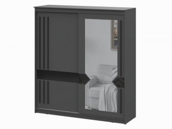 Шкаф-купе №25 2000 мм Блэк ЛАЙТ графит (СВ) в Реж - rezh.mebel-e96.ru