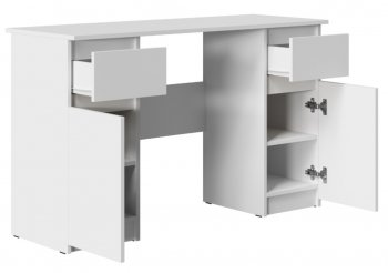 Стол письменный Бостон лайт СП-002 белый (Стиль) в Реж - rezh.mebel-e96.ru