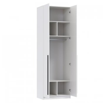 Шкаф 800 мм 67.14 Брандо ЛДСП Белый (высота 2400) (Олмеко) в Реж - rezh.mebel-e96.ru