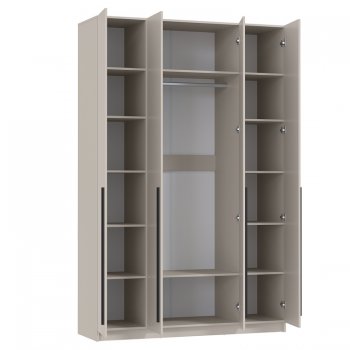Шкаф 1600 мм 67.13 Брандо ЛДСП кашемир (высота 2400) (Олмеко) в Реж - rezh.mebel-e96.ru