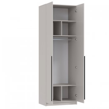 Шкаф 800 мм 67.14 Брандо ЛДСП кашемир (высота 2400) (Олмеко) в Реж - rezh.mebel-e96.ru