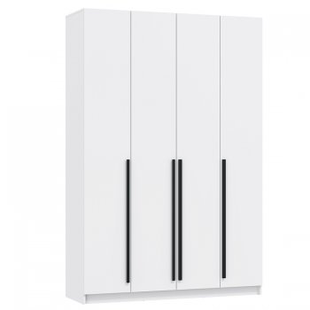 Шкаф 1600 мм 67.13 Брандо ЛДСП белый (высота 2400) (Олмеко) в Реж - rezh.mebel-e96.ru