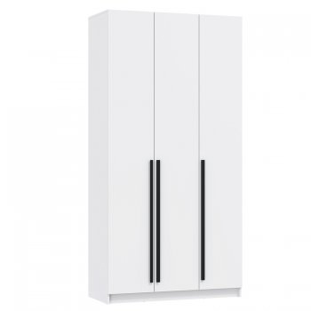 Шкаф 1200 мм 67.12 Брандо ЛДСП Белый (высота 2400) (Олмеко) в Реж - rezh.mebel-e96.ru
