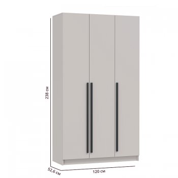 Шкаф 1200 мм 67.12 Брандо ЛДСП Кашемир (высота 2400) (Олмеко) в Реж - rezh.mebel-e96.ru