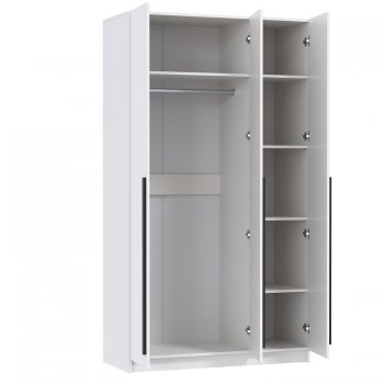 Шкаф 1200 мм 67.15 Брандо ЛДСП Белый (высота 2150) (Олмеко) в Реж - rezh.mebel-e96.ru
