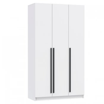 Шкаф 1200 мм 67.15 Брандо ЛДСП Белый (высота 2150) (Олмеко) в Реж - rezh.mebel-e96.ru