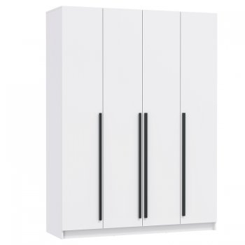 Шкаф 1600 мм 67.16 Брандо ЛДСП белый (высота 2150) (Олмеко) в Реж - rezh.mebel-e96.ru