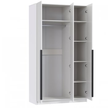 Шкаф 1200 мм 67.15 Брандо МДФ Белый (высота 2150) (Олмеко) в Реж - rezh.mebel-e96.ru