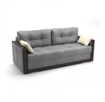 Диван-кровать Бруно (рогожка SHE980 (серый)) (Софт) в Реж - rezh.mebel-e96.ru