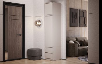 Пенал Челси 450 мм с антресолью Кашемир (Миф) в Реж - rezh.mebel-e96.ru