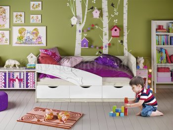 Кровать Дельфин шарли белый (Миф) в Реж - rezh.mebel-e96.ru