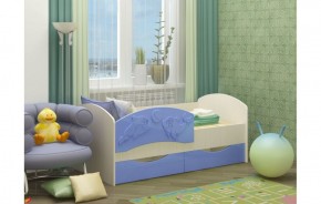 Детская кровать Дельфин-3 МДФ голубой, 80х160 в Реж - rezh.mebel-e96.ru