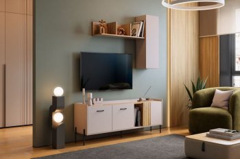 Стенка Доминика модульная  (Мебельсон) в Реж - rezh.mebel-e96.ru