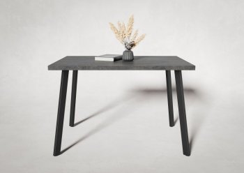 Стол нераздв. Дублин 32 КРАФТ В2, ЛДСП Цемент темный (Вудман) в Реж - rezh.mebel-e96.ru